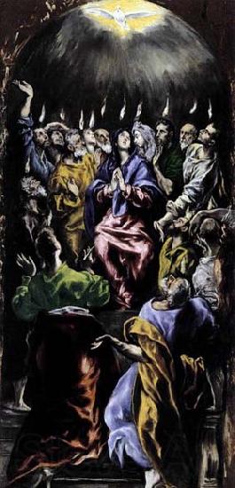 GRECO, El The Pentecost Norge oil painting art